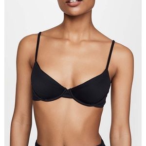 Beach Riot Camilla Black Bikini Top - Size Medium